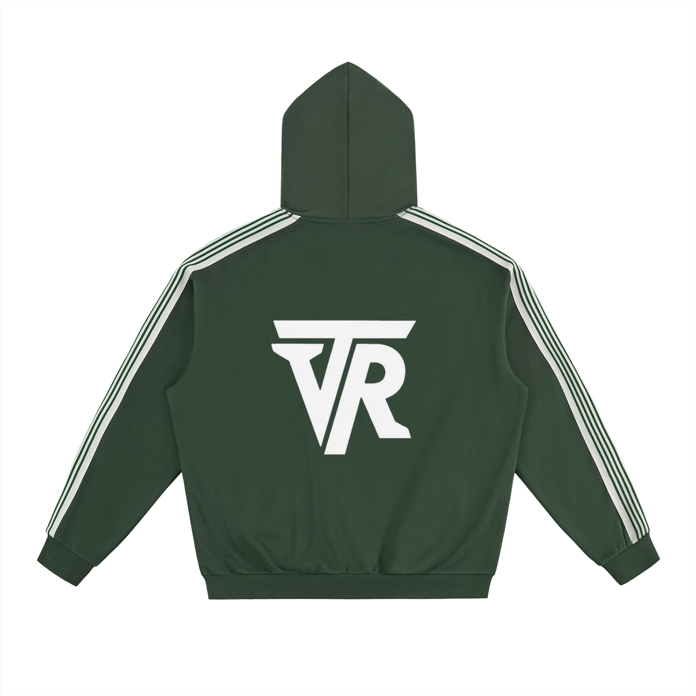 Side Stripe Drop-Shoulder Hoodie