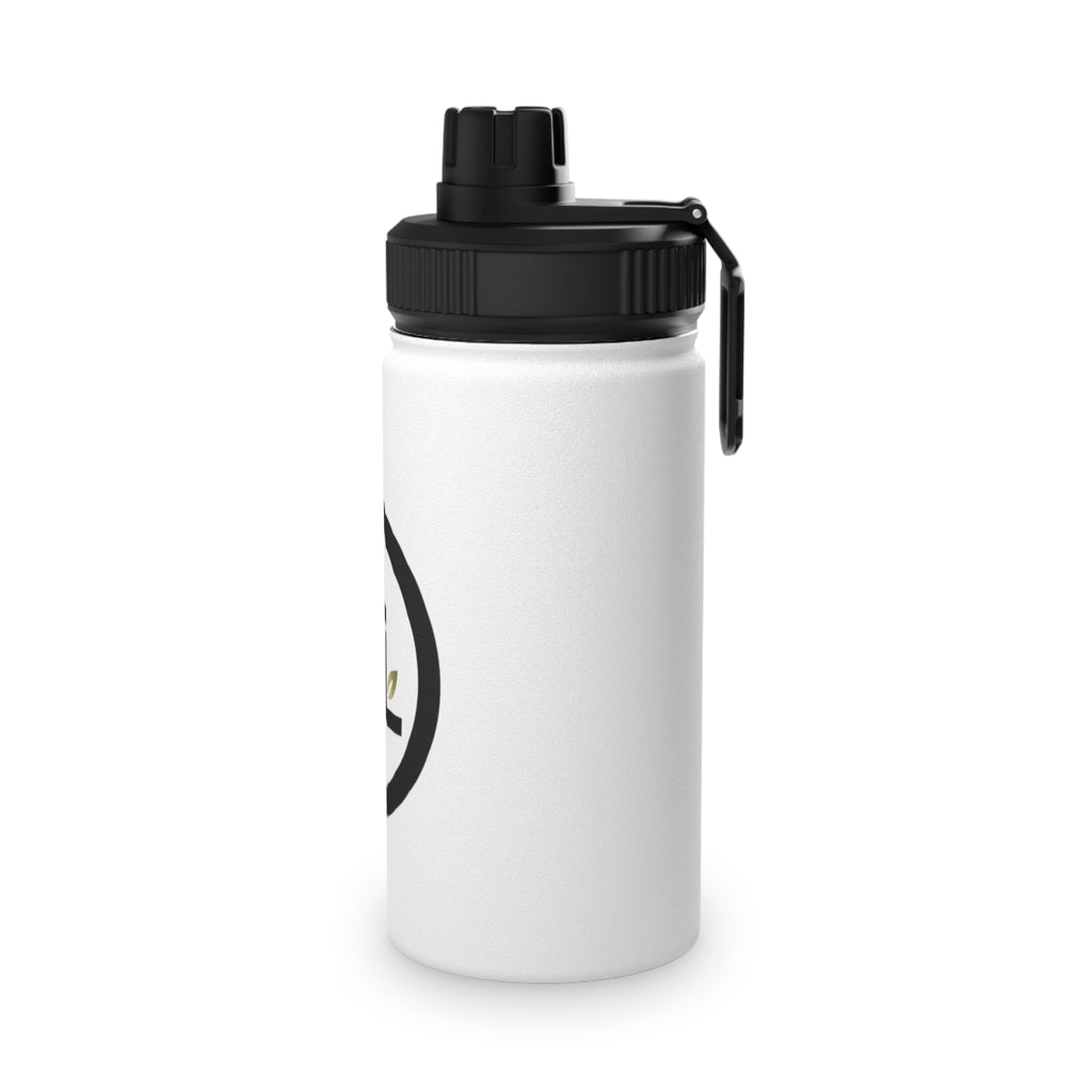 VTL Logo Stainless Steel Sports Water Bottle — Durable Sport Bottle with Flip Sports Lid