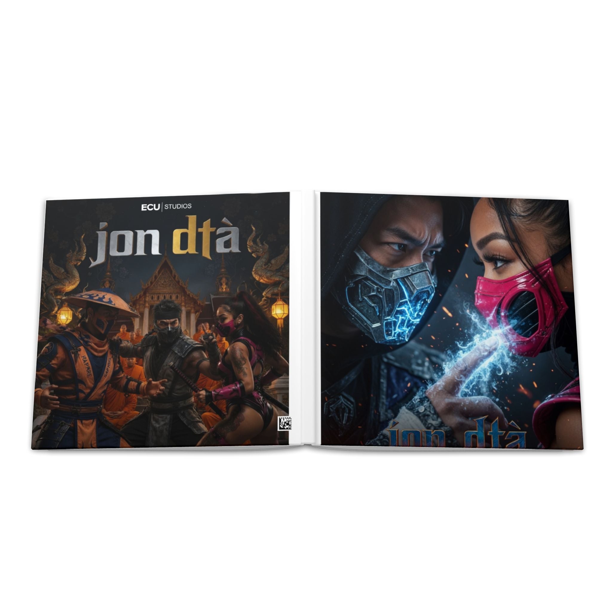 Mortal Kombat-Inspired Hardcover Photo Book — Scorpion vs. Mileena Art Collection