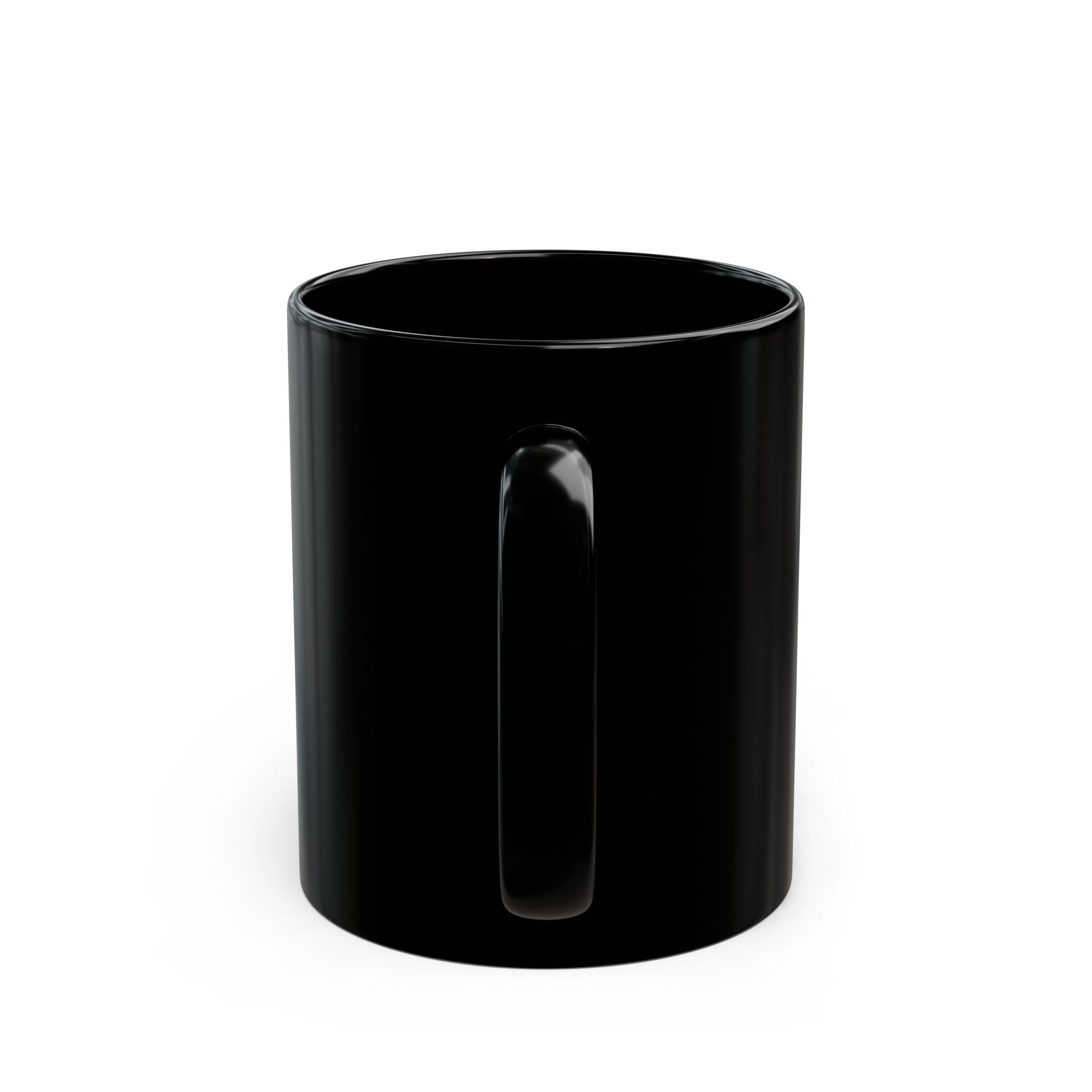 Vontreal Black Ceramic Mug — Minimal White Logo (Est. 2026)