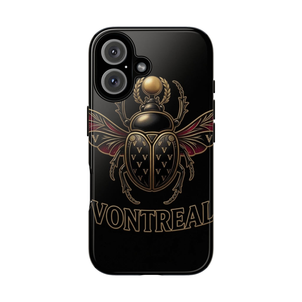 Phone Case - Gold Scarab Beetle Montreal Design