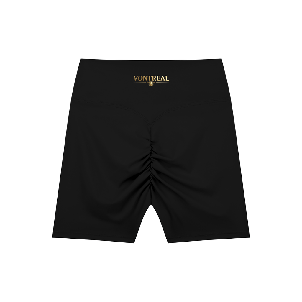 High-Waisted Blend Biker Shorts