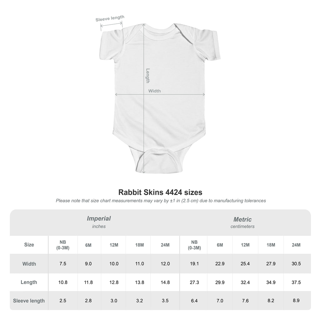 Infant Bodysuit - 'VONTREAL' Vintage Beetle Graphic Baby Onesie