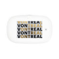 UV Phone Sanitizer & Wireless Charging Pad — 'VONTREAL' Repeating Logo