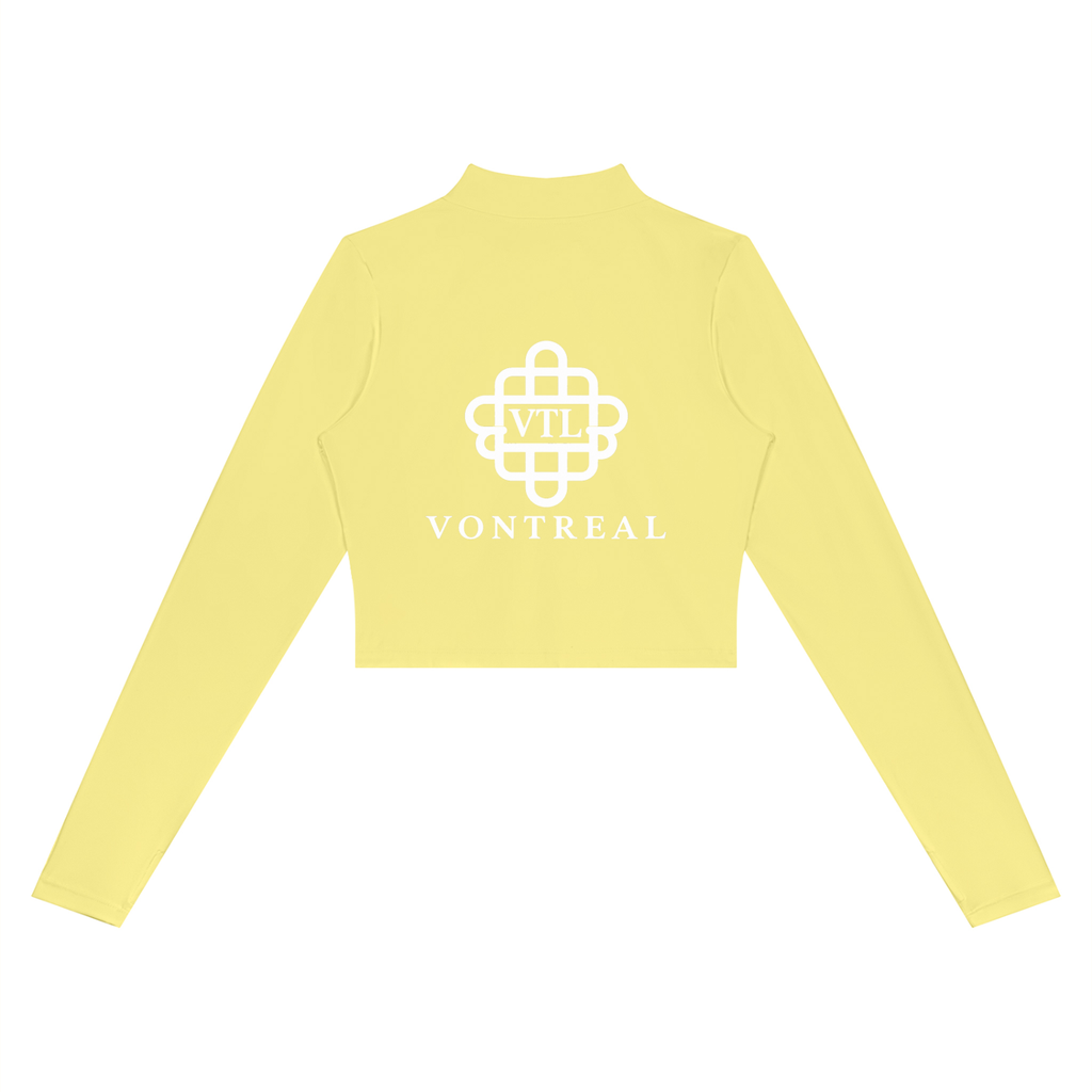 Vontreal  Crop Yoga Sports Jacket