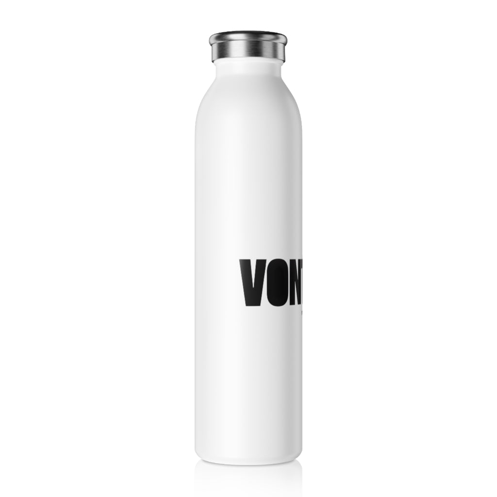Montreal Slim Water Bottle – Minimalist City Text Stainless Steel Bottle