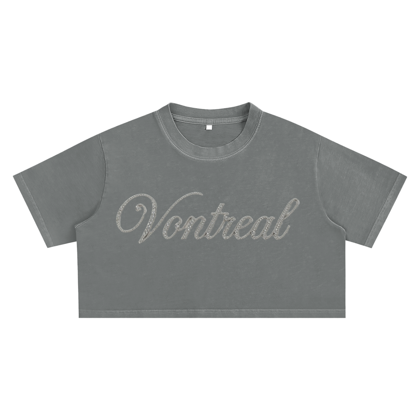 Snow Washed Crop Top