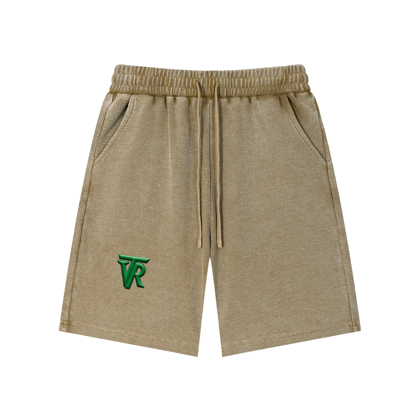 Mineral Wash Waffle Knit Shorts