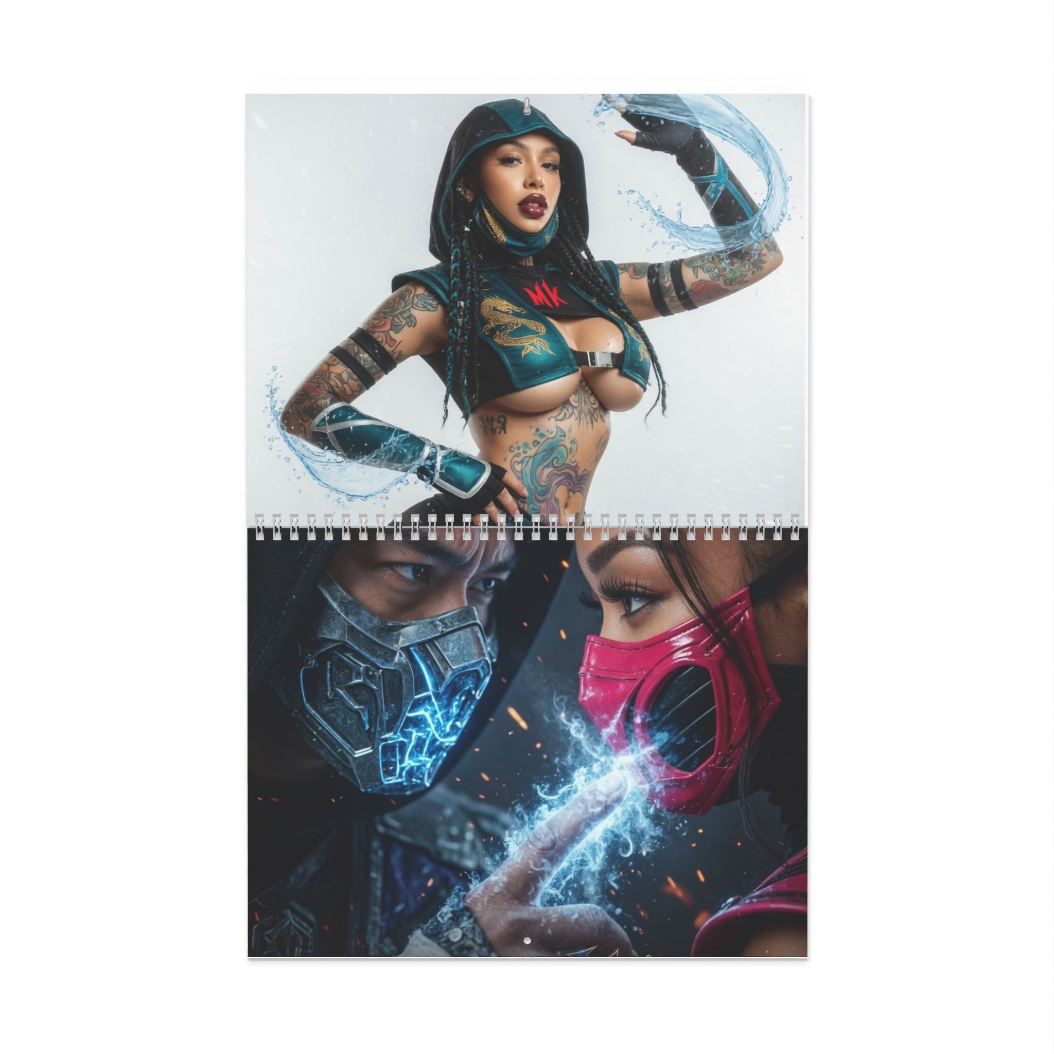 Mortal Kombat-Inspired Wall Calendar — Fantasy Fighter Art Calendar
