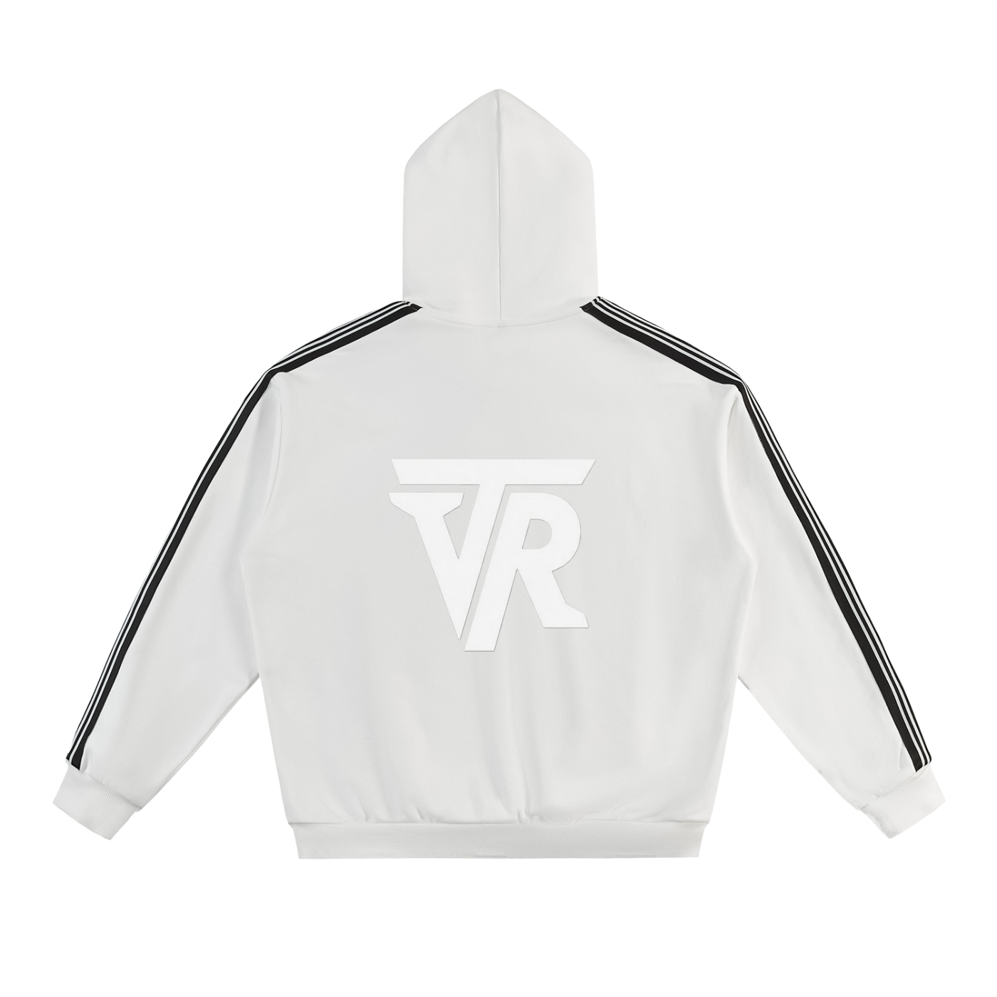 Side Stripe Drop-Shoulder Hoodie