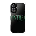 Montreal Phone Case - Green Gradient Text Snap Case