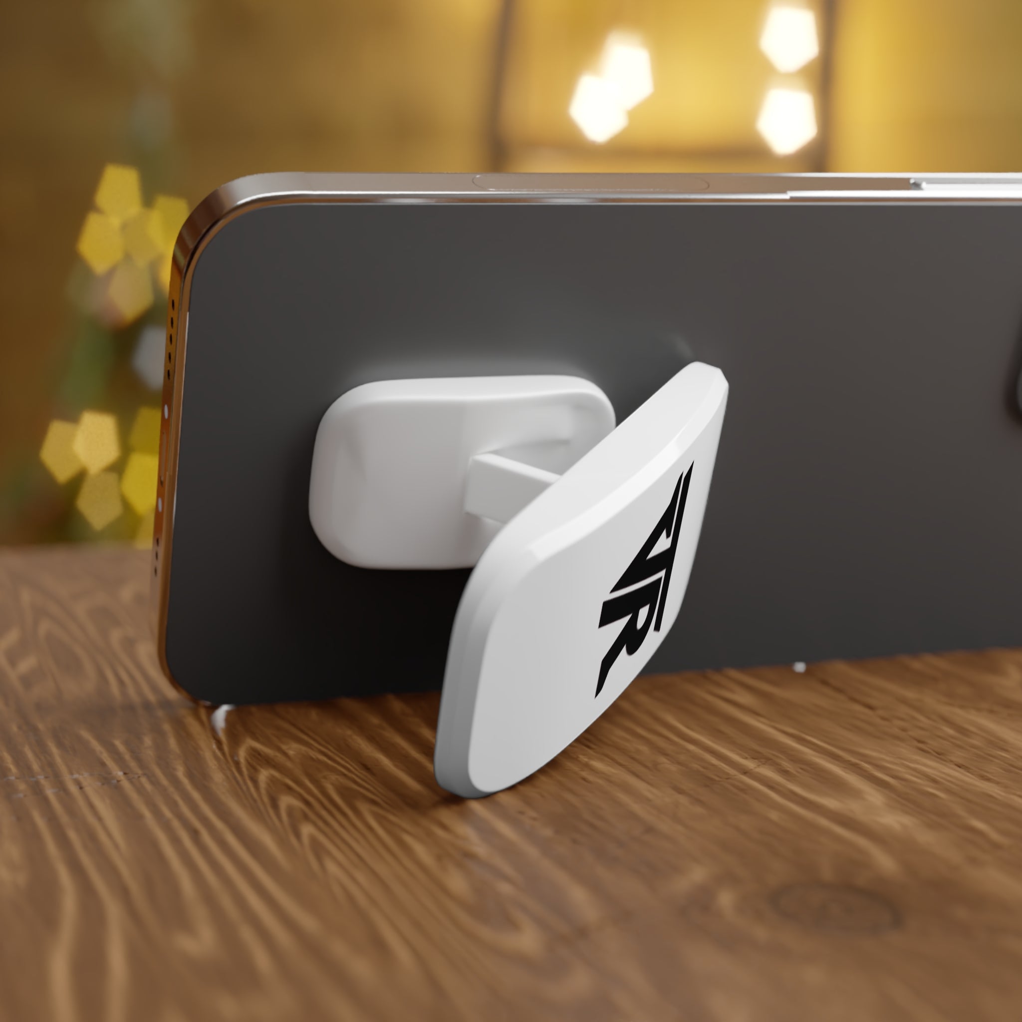 Minimalist TVR Logo Phone Grip — Click-On Stand & Kickstand