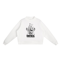 Essential Fleece Mock-Neck Crew Sweatshirt