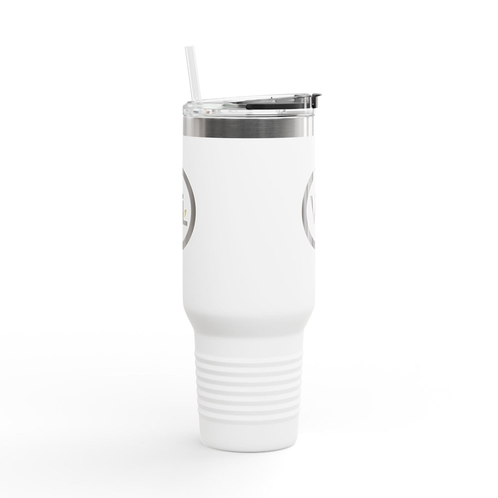 40oz Insulated Travel Mug — VTL Logo Stainless Steel Tumbler with Straw