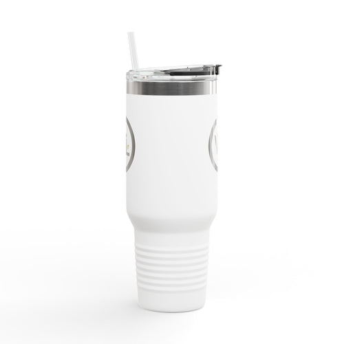 40oz Insulated Travel Mug — VTL Logo Stainless Steel Tumbler with Straw