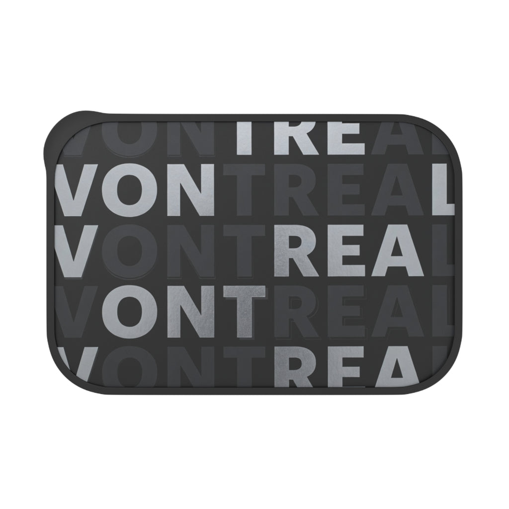Montreal Repeat Pattern PLA Bento Box with Band & Utensils