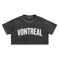 VONTREAL -Snow Washed Crop Top