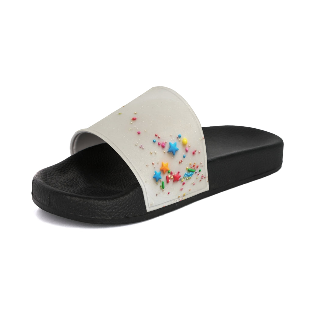 Women's Slide Sandals – Confetti Splash Beach Slides