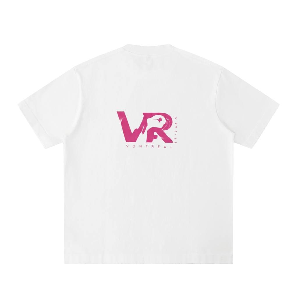 Milli x vontreal Heavyweight Vintage Washed Frayed T-Shirt