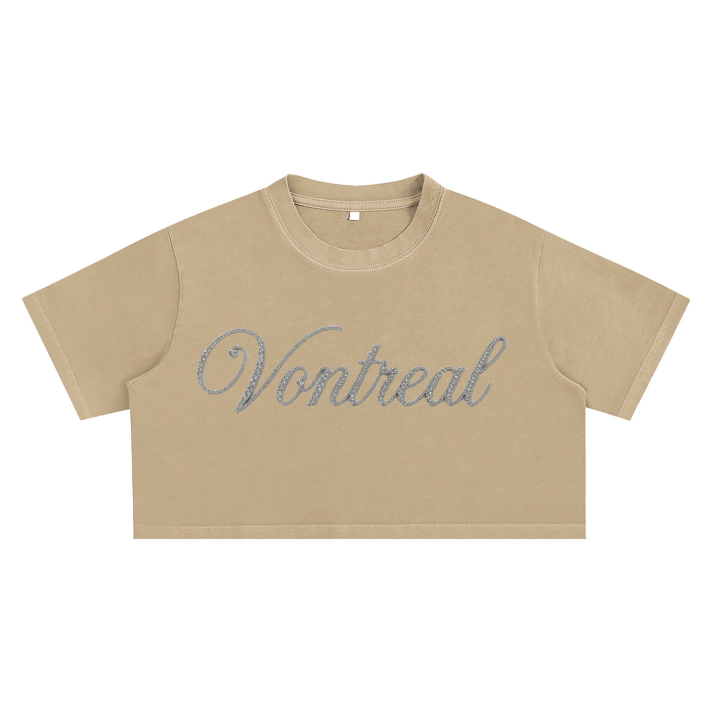 Snow Washed Crop Top