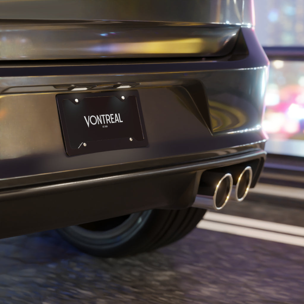Vanity Plate — Personalized ‘VONTREAL’ License Plate Style Front Tag