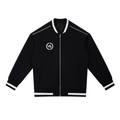 Contrast Piping Zip Bomber Jacket