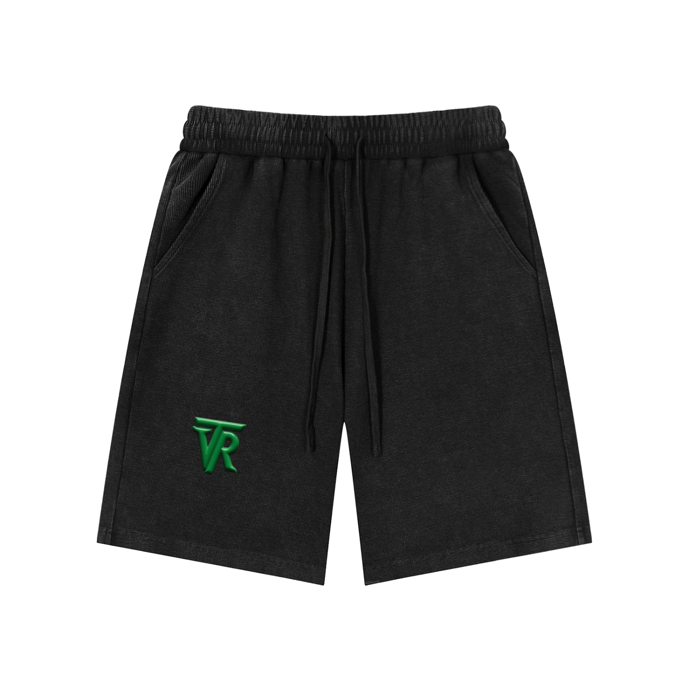 Mineral Wash Waffle Knit Shorts