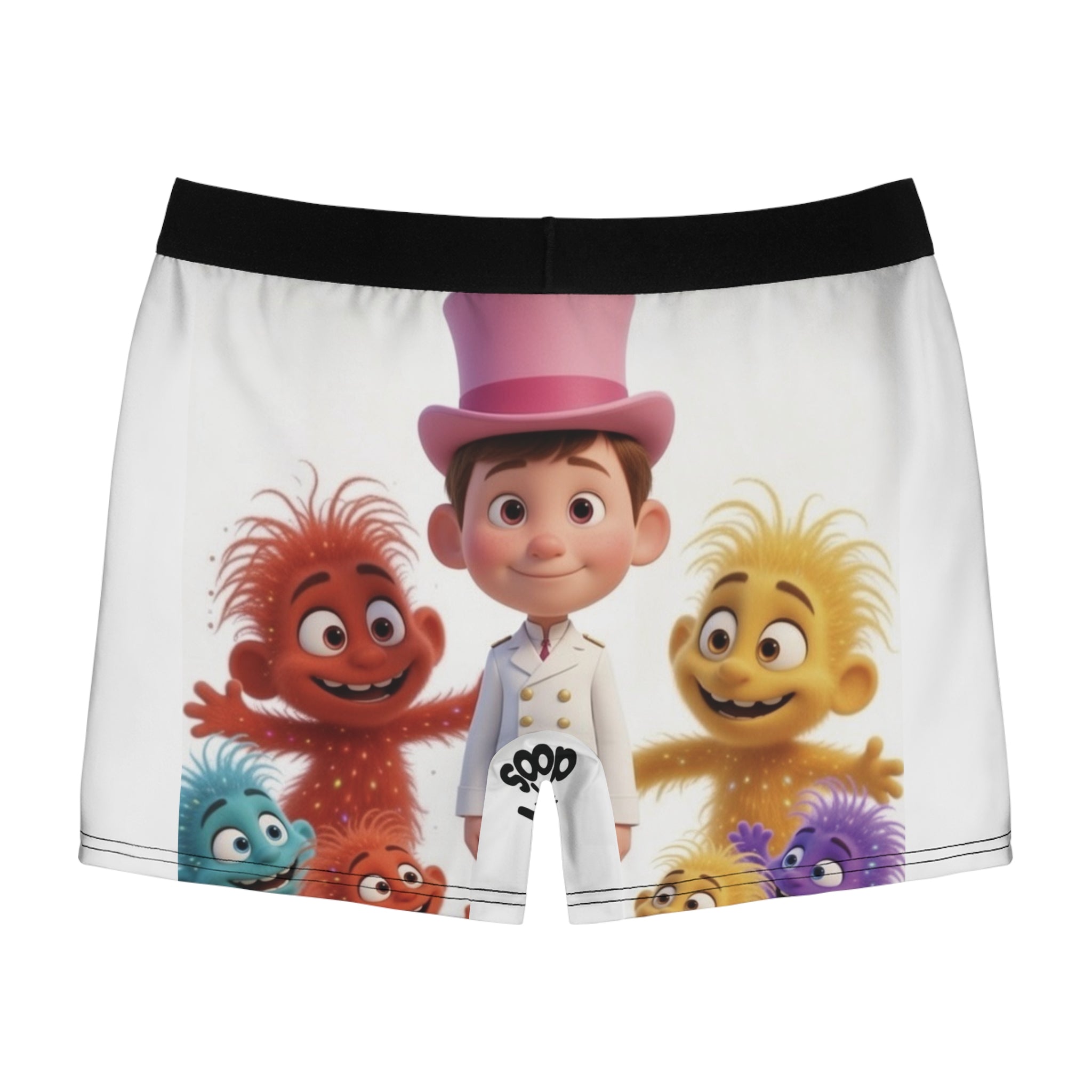 Good Doo's Cartoon Boxer Briefs — Kids Movie Character All-Over Print