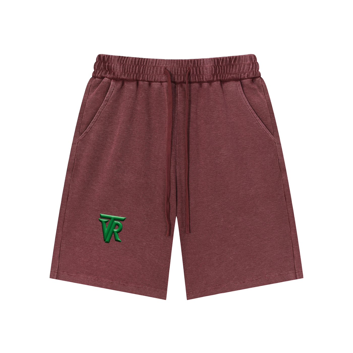 Mineral Wash Waffle Knit Shorts