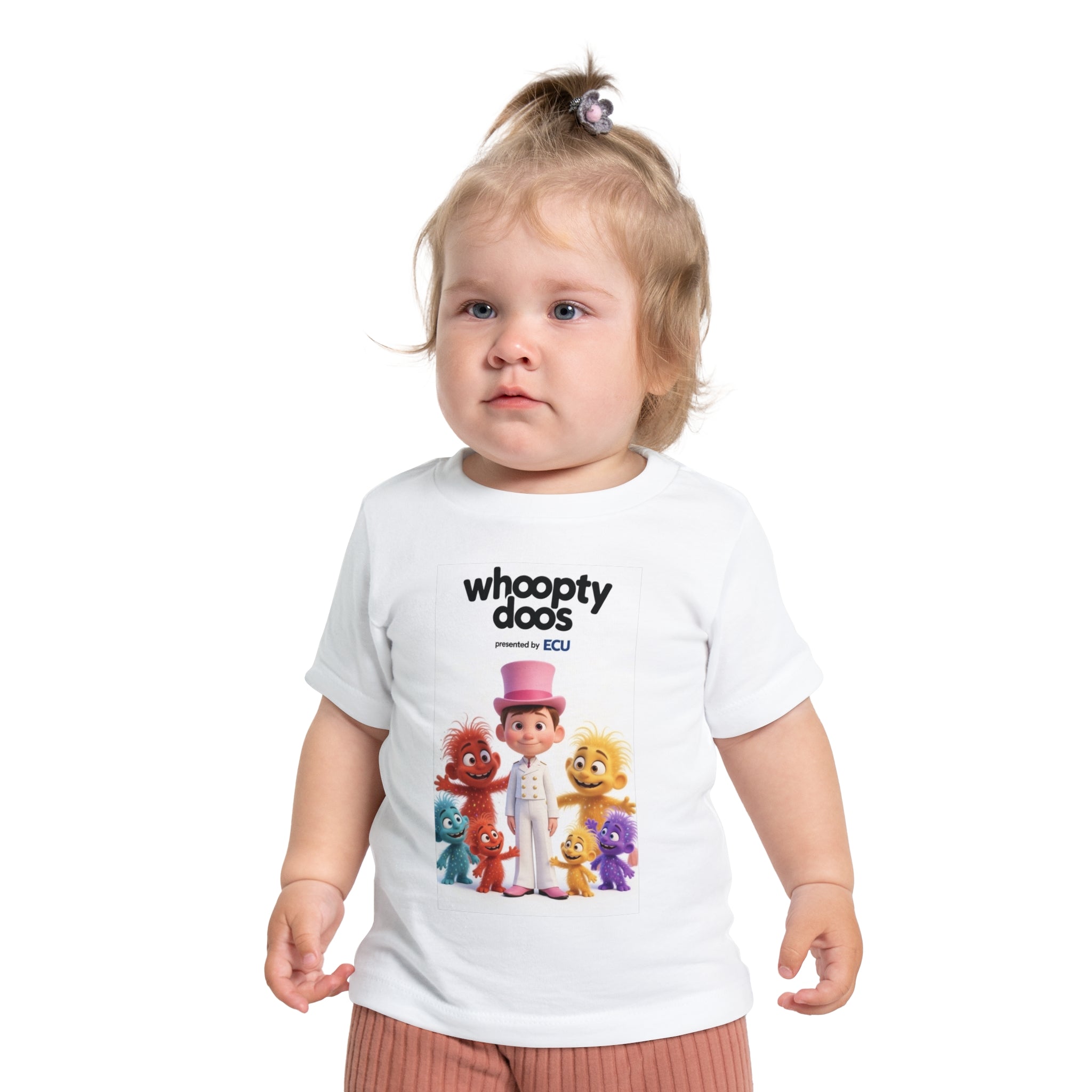 Whoopty Doos Baby T-Shirt — Colorful Character Graphic Tee