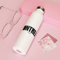 Montreal Slim Water Bottle – Minimalist City Text Stainless Steel Bottle