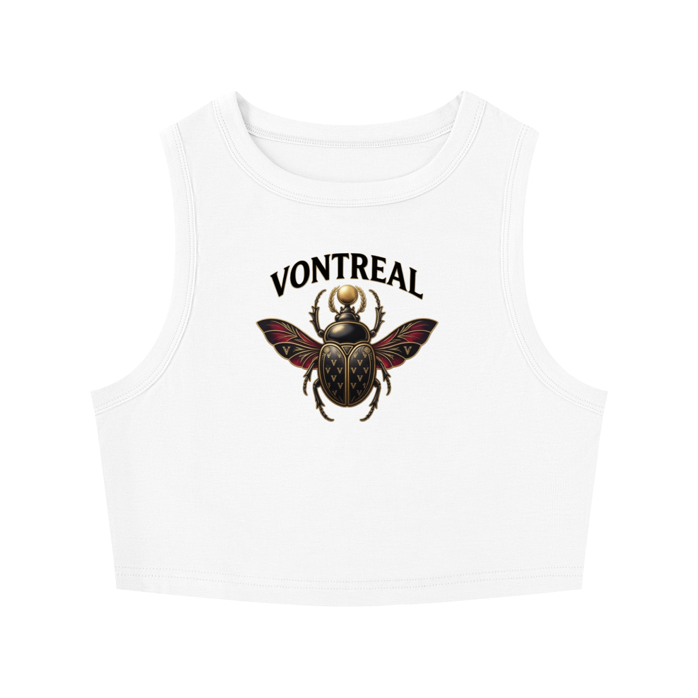 Women's Tight Crewneck Crop Tank Top