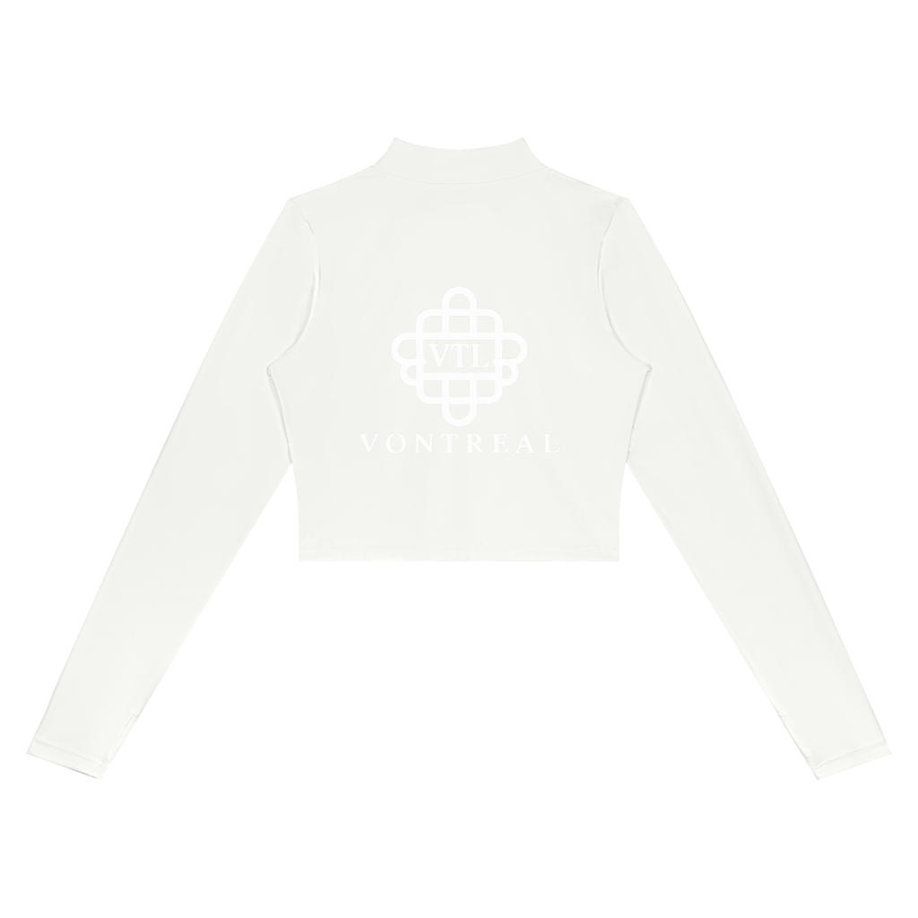 Vontreal  Crop Yoga Sports Jacket