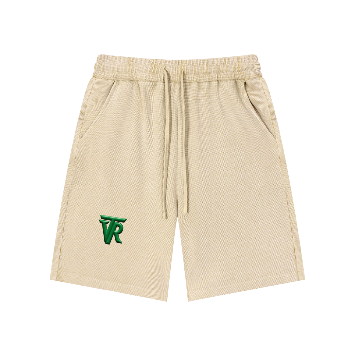 Mineral Wash Waffle Knit Shorts