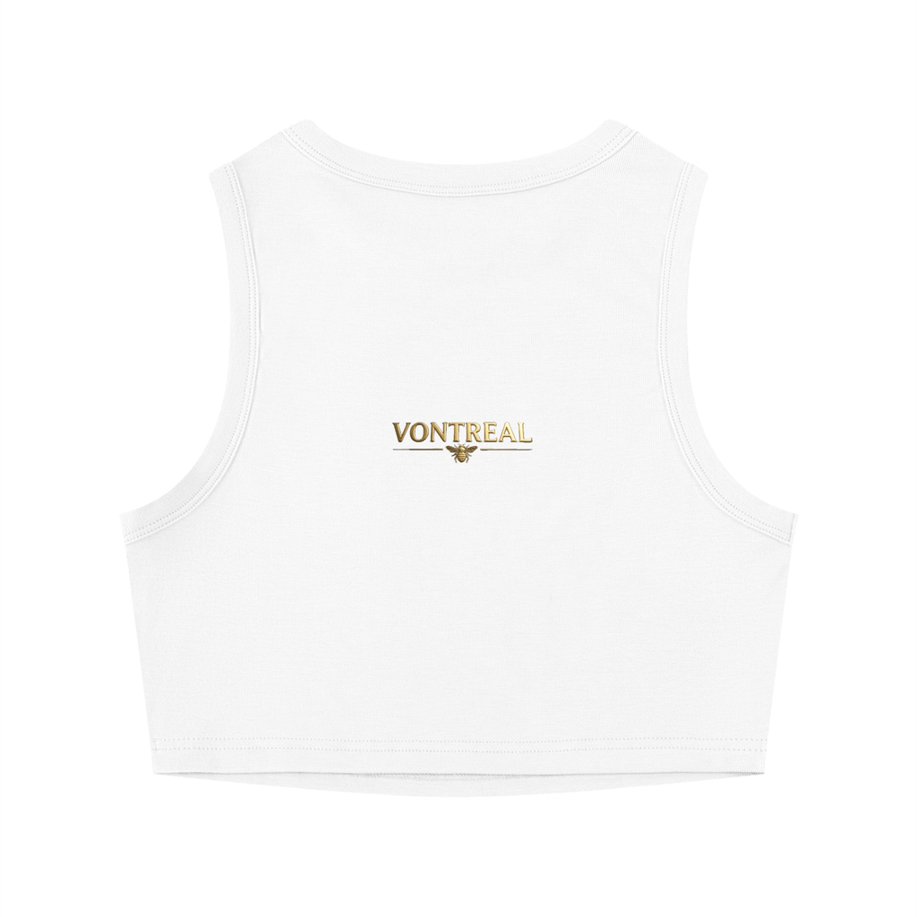 Women's Tight Crewneck Crop Tank Top