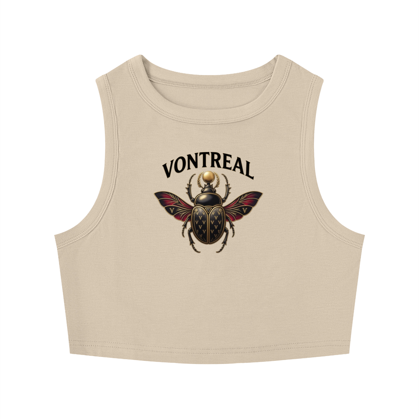 Women's Tight Crewneck Crop Tank Top