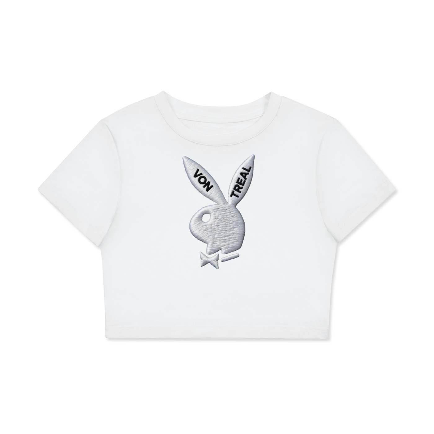 Fitted Crop Cotton T-Shirt