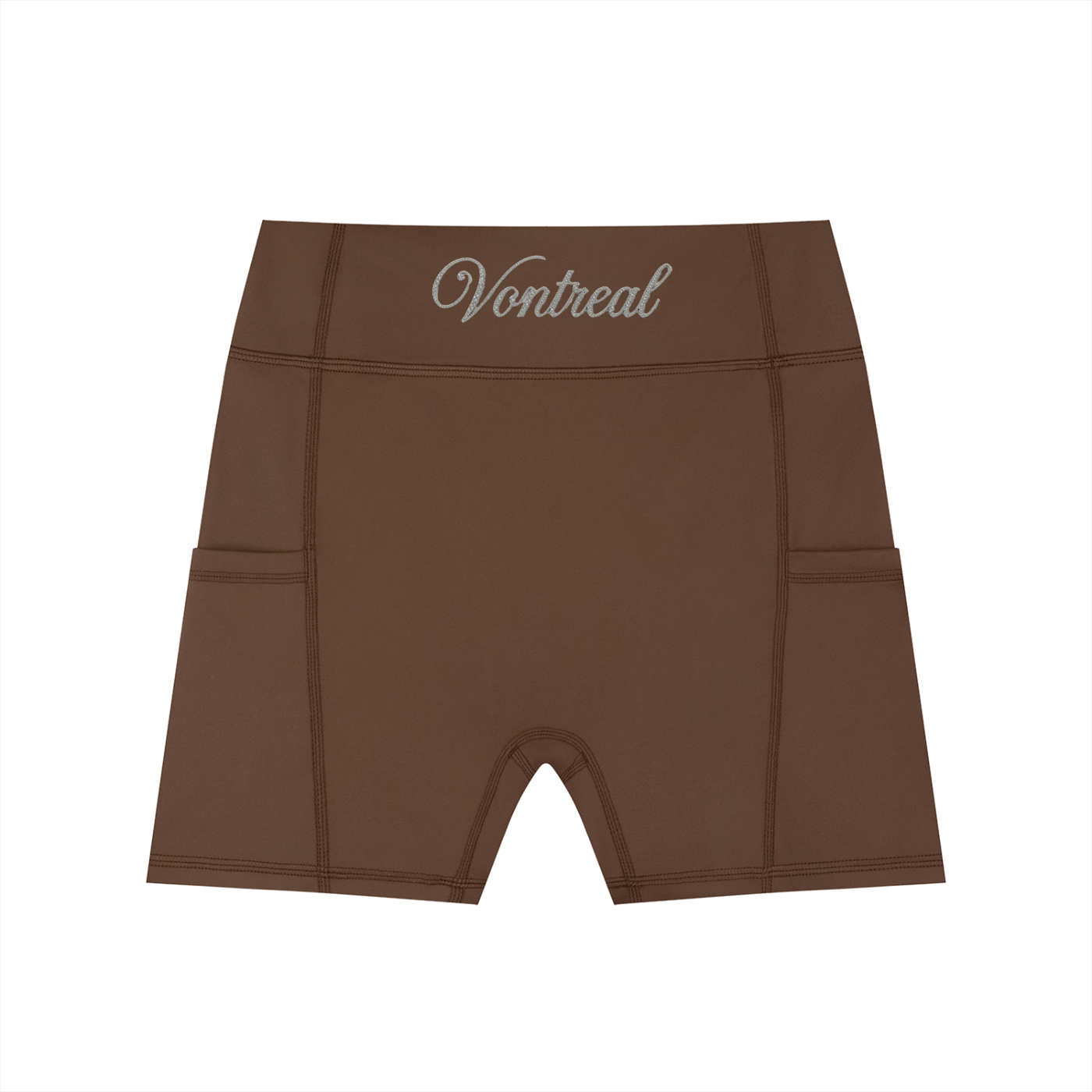 Women's High-Waisted Pocket Biker Shorts