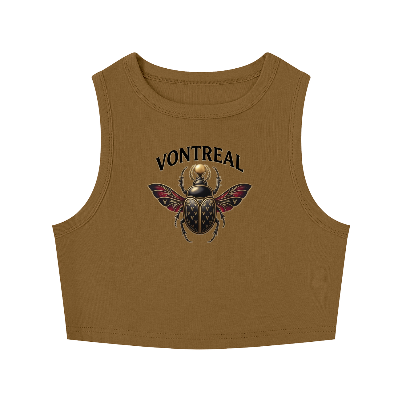 Women's Tight Crewneck Crop Tank Top