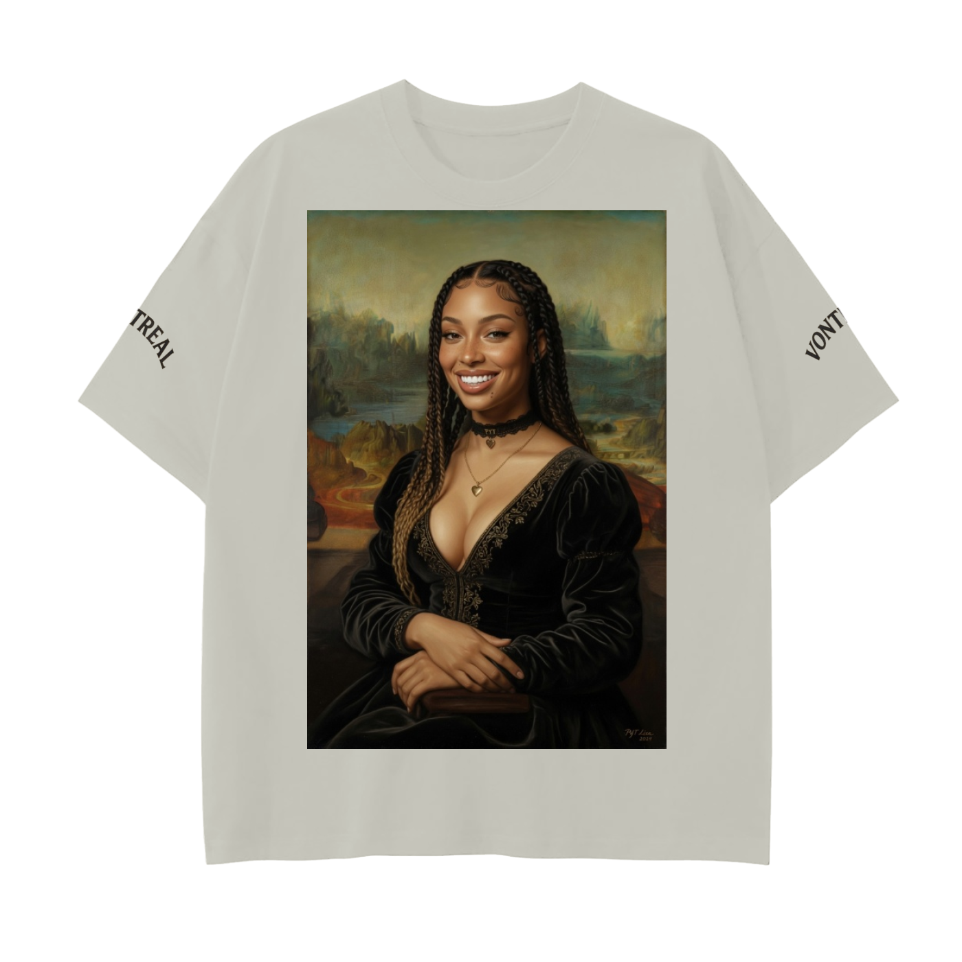 Drop Shoulder Cotton T-Shirt