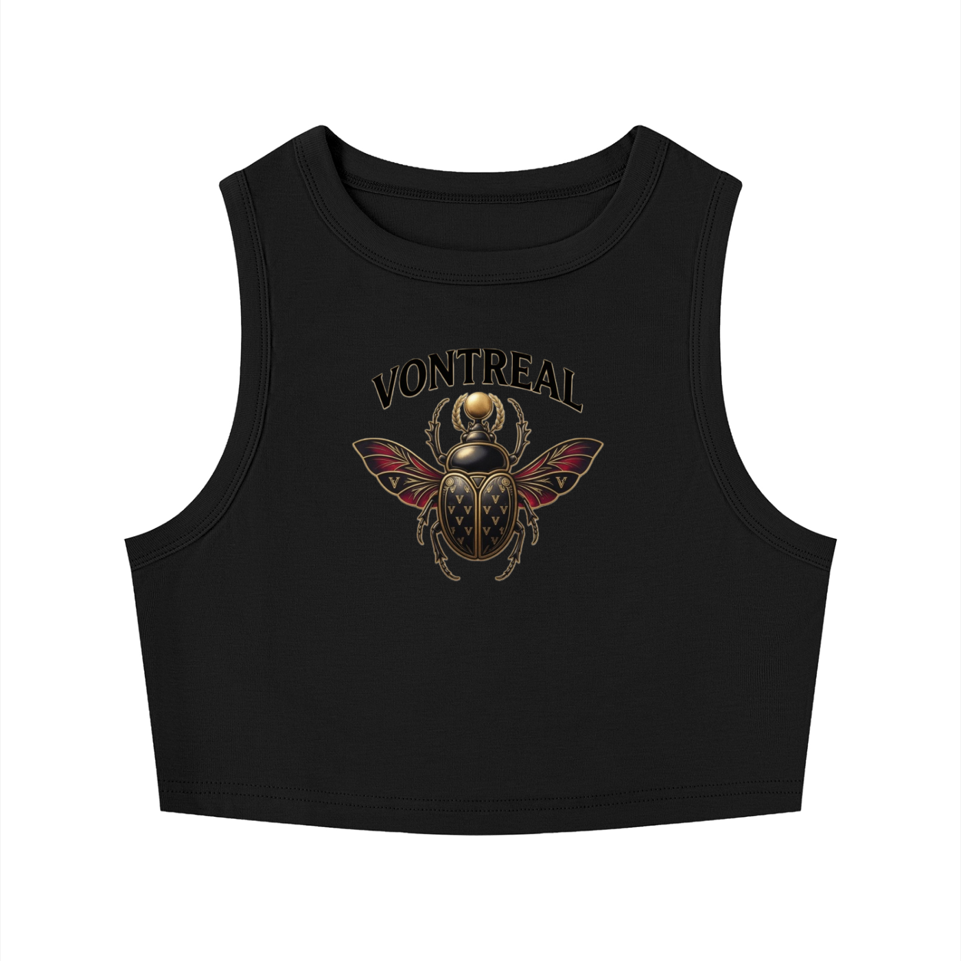 Women's Tight Crewneck Crop Tank Top