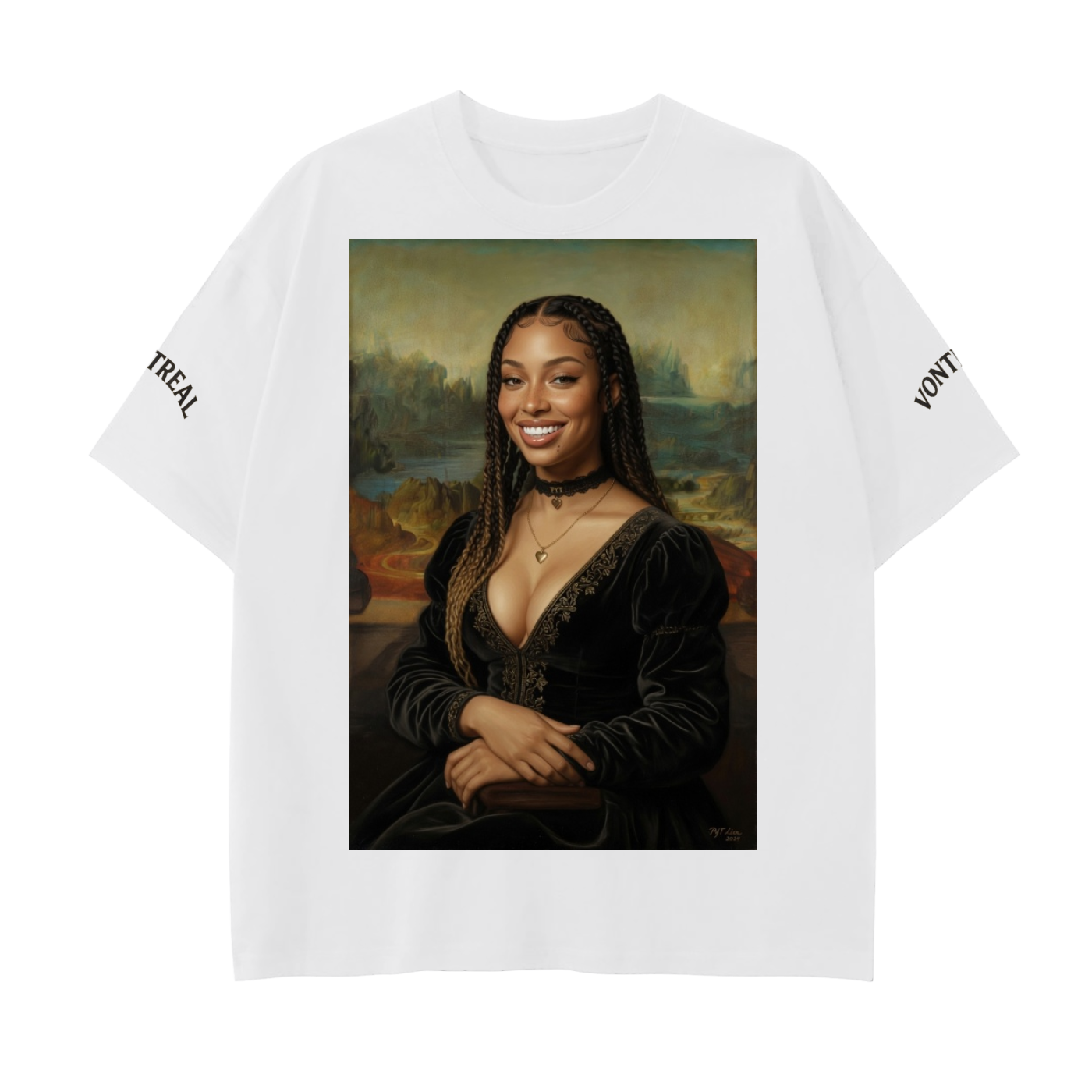 Drop Shoulder Cotton T-Shirt