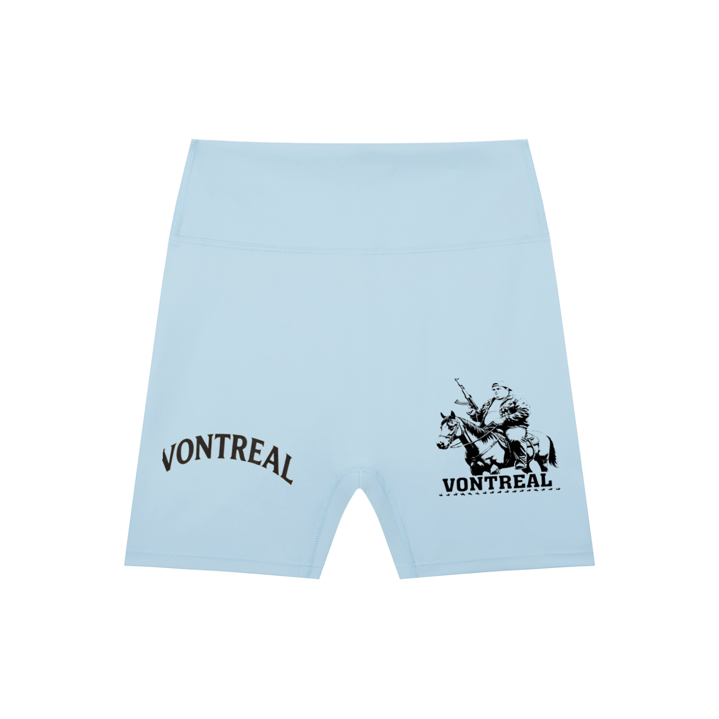 High-Waisted Blend Biker Shorts