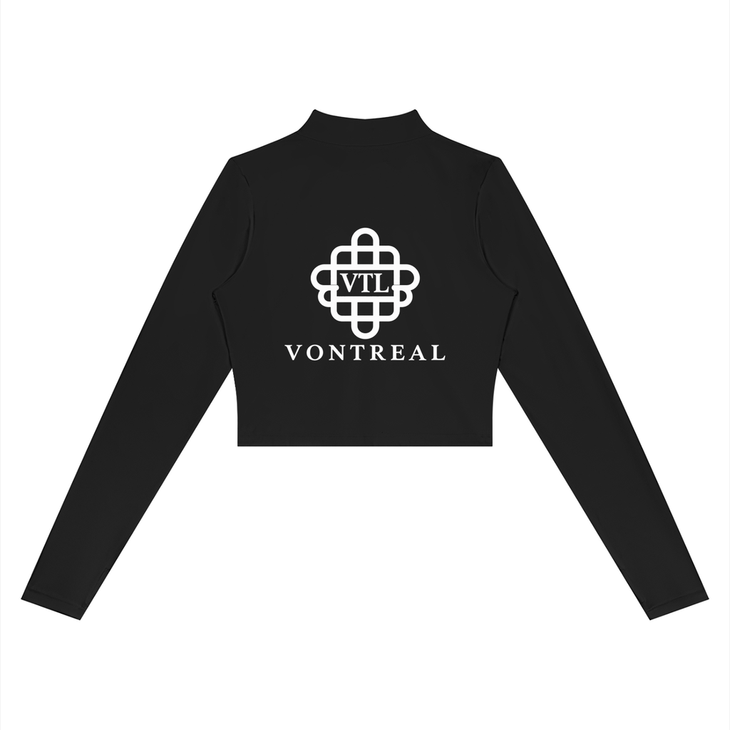 Vontreal  Crop Yoga Sports Jacket