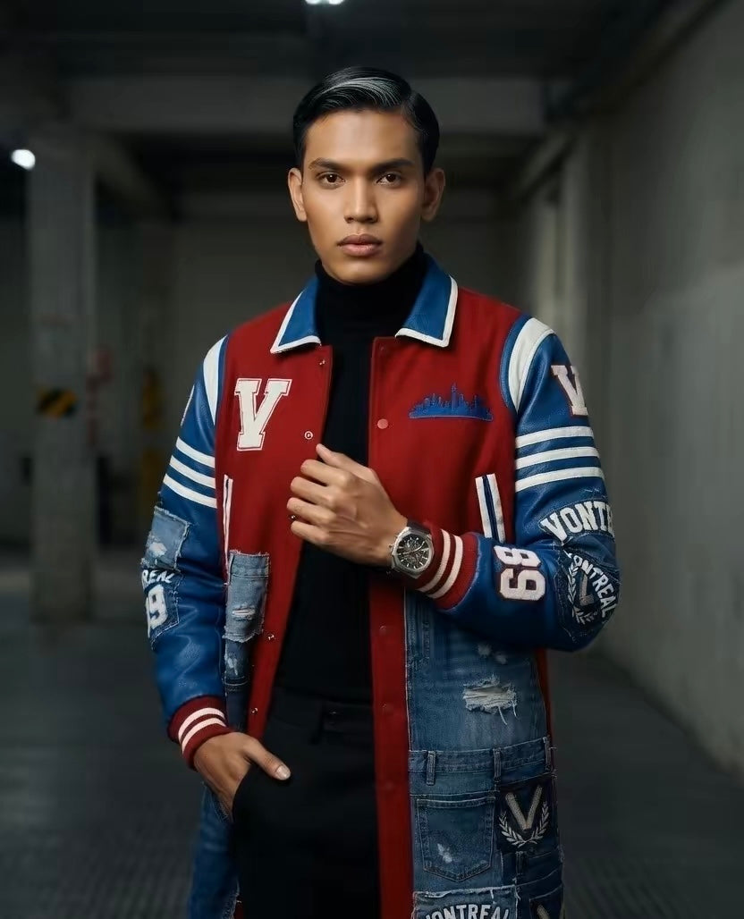 VONTREAL - long length Varsity jacket issue 1