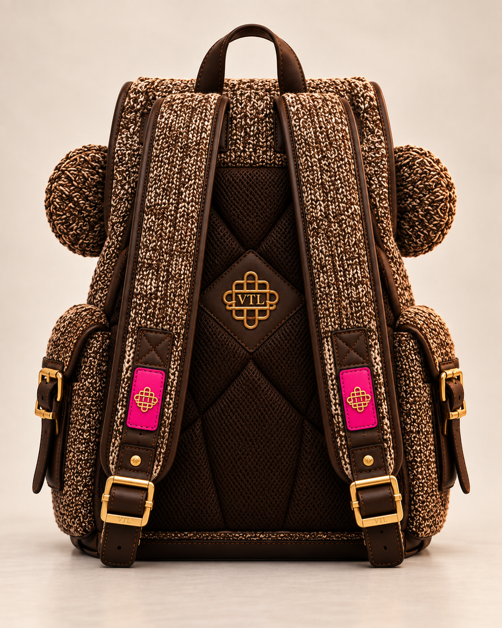 Vontreal x ECUstudios Monkey Pack Backpack back view