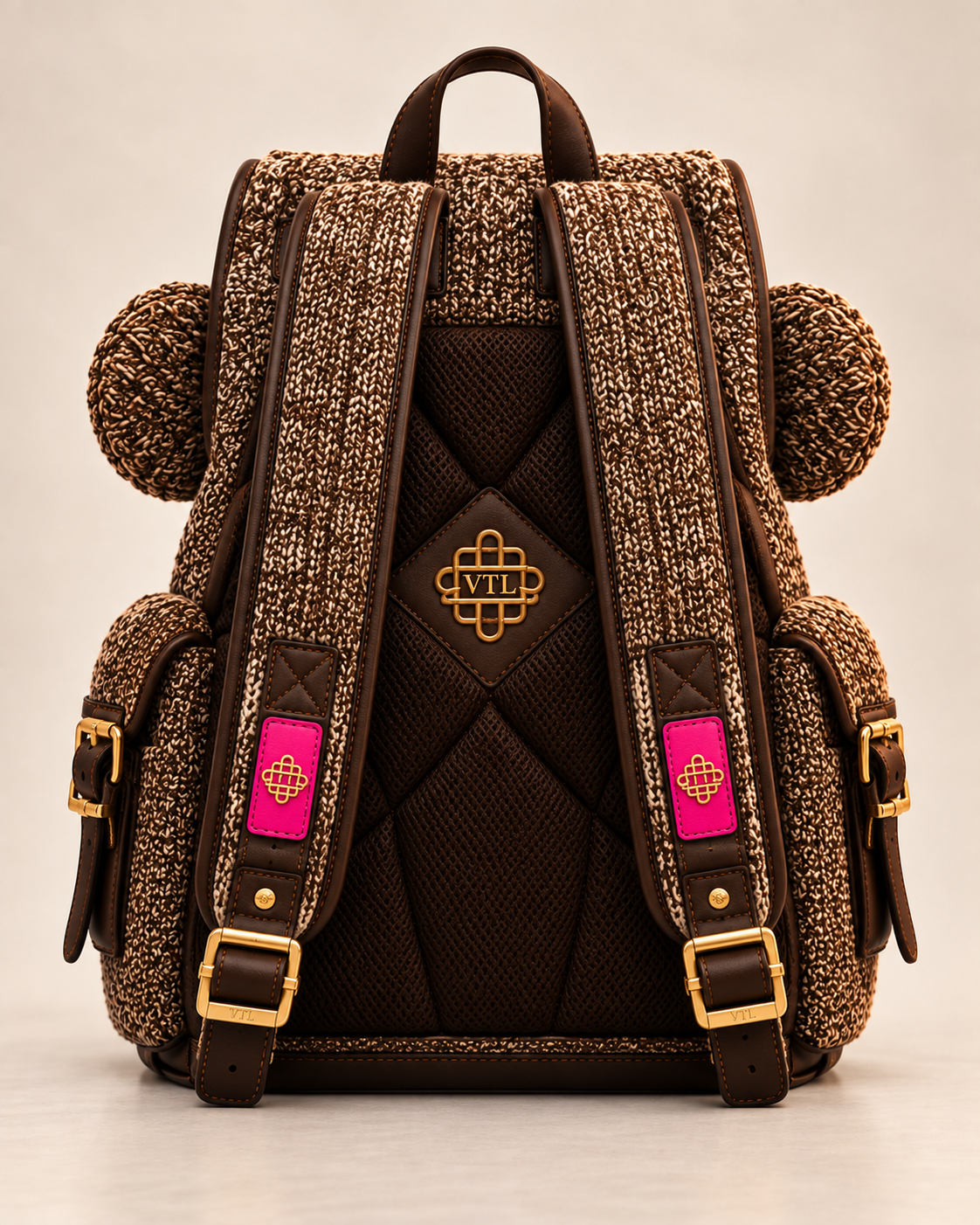 Vontreal x ECUstudios Monkey Pack Backpack back view