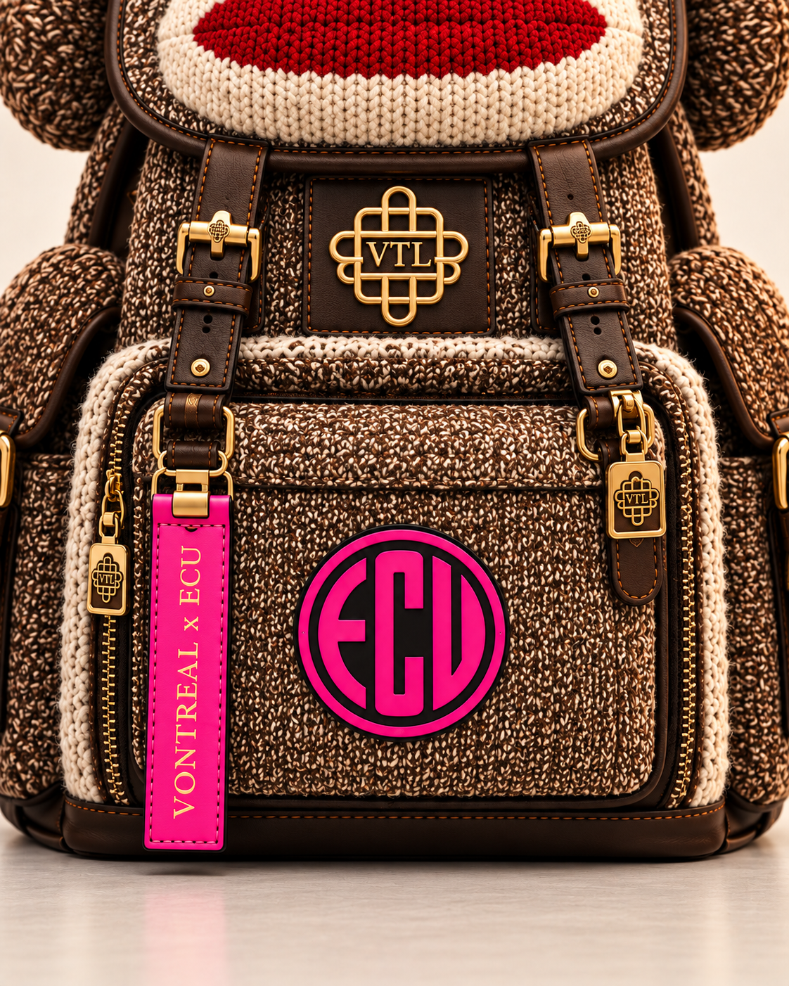 Vontreal x ECUstudios Monkey Pack Backpack detail view