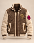 Vontreal x ECUstudios Playground Heritage Sherpa Jacket front view