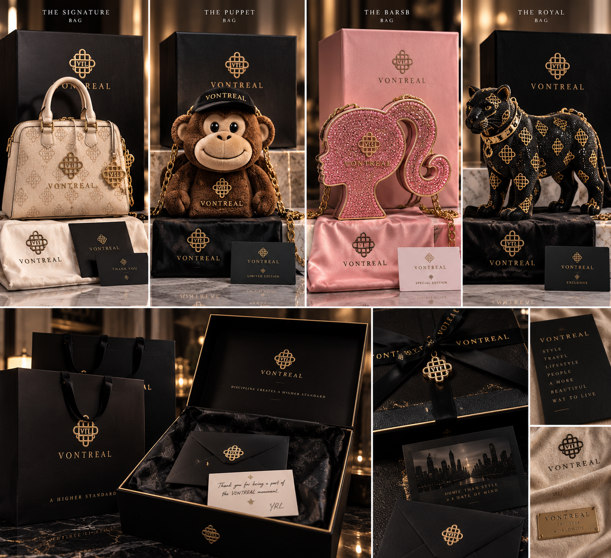 VONTREAL Puppet Bag luxury packaging